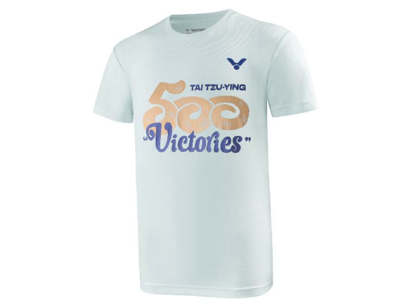 VICTOR T-TTY500 G 戴資穎500勝紀念T恤 中性款 VICTOR, T-TTY500 G,戴資穎,500勝, 紀念T-Shirt