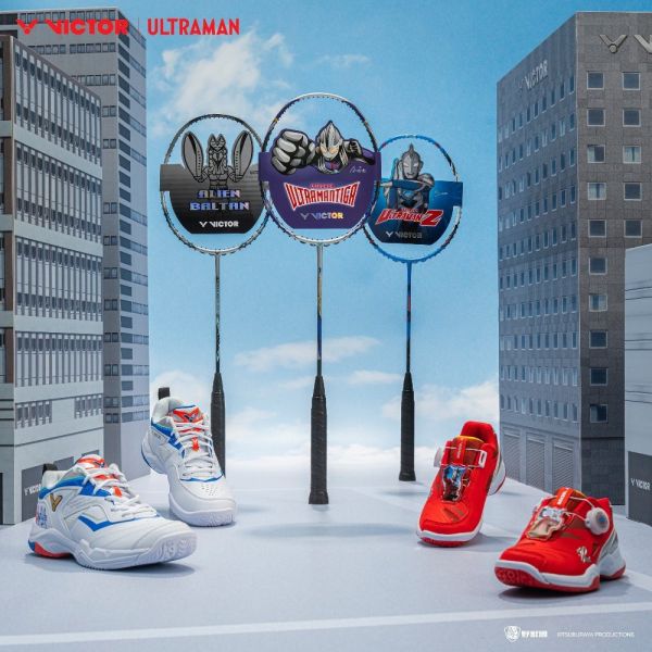 VICTOR x 超人力霸王 ULTRAMAN A-UTMJR 聯名運動羽球童鞋 VICTOR,超人力霸王,ULTRAMAN,A-UTMJR,聯名,運動,羽球童鞋
