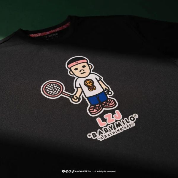 VICTOR x BABY MILO STORE® 球員款聯名 T-shirt T-516BM C (李梓嘉) VICTOR,BABY MILO STORE,球員款,聯名,T-shirt,T-516BM,李梓嘉