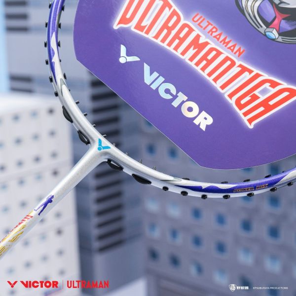 VICTOR x 超人力霸王 ULTRAMAN 突擊 TK-ULTRAMANTIGA 聯名羽球拍 VICTOR,超人力霸王,ULTRAMAN,突擊,TK-ULTRAMANTIGA,聯名,羽球拍