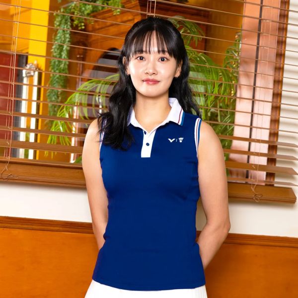 VICTOR羽球俱樂部系列無袖POLO衫 S-5501VBC(女款) VICTOR,羽球俱樂部,系列,無袖,POLO衫,S-5501VBC,女款