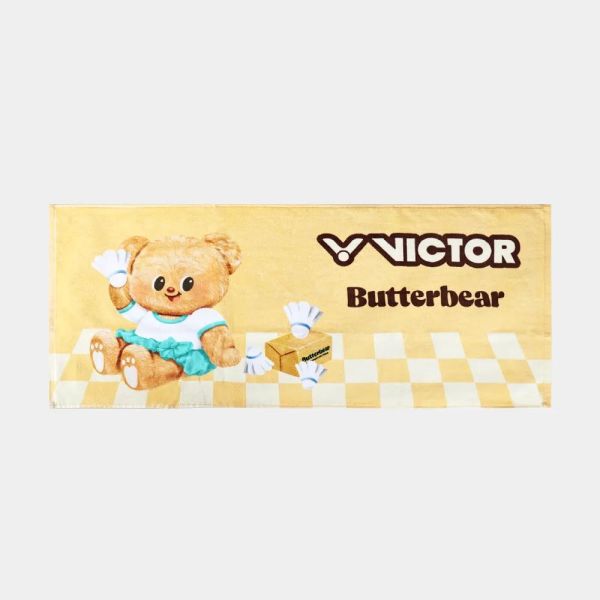 VICTOR x Butterbear 奶油小熊聯名系列運動毛巾 TW2608BTB E VICTOR x Butterbear,奶油小熊,聯名系列,運動毛巾,TW2608BTB E