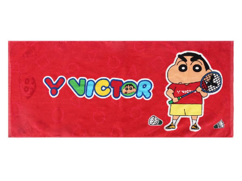 VICTOR X CRAYON SHINCHAN 蠟筆小新 聯名毛巾 C-4191CS D 彤紅 VICTOR X CRAYON SHINCHAN,蠟筆小新,聯名,聯名毛巾,C-4191CS D