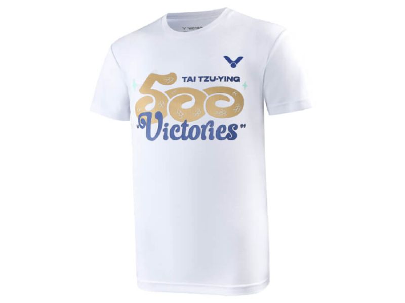 VICTOR T-TTY500 A 戴資穎500勝紀念T恤 中性款 VICTOR, T-TTY500 A,戴資穎,500勝, 紀念T-Shirt