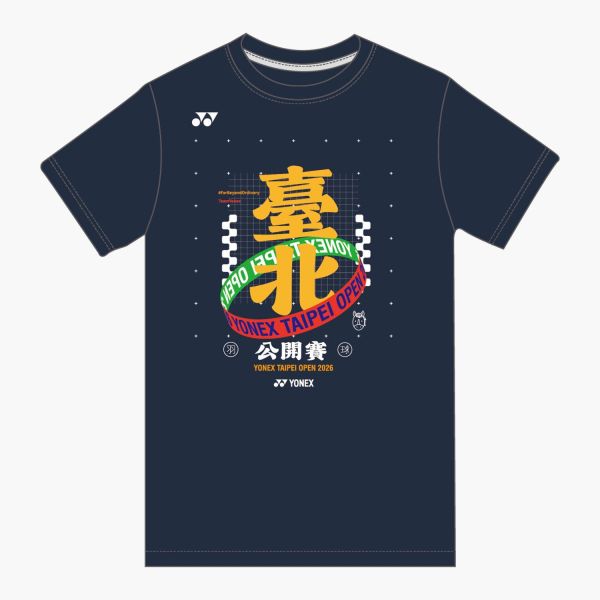 【YONEX TAIPEI OPEN】台北羽球公開賽 T恤 YOBT6006TR YONEX,男T恤,YOBT6006TR,台北羽球公開賽,紀念衫,限量TP OPEN紀念商品