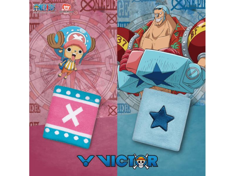 VICTOR x ONE PIECE C-2071 聯名運動護腕 喬巴、佛朗基 (兩入一組) VICTOR x ONE PIECE,C-2071,聯名運動護腕 喬巴、佛朗基 (兩入一組)