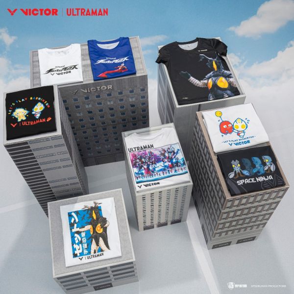 VICTOR x 超人力霸王 ULTRAMAN T-501UTM T-501JRUTM 聯名針織T恤 針織童T恤 VICTOR,超人力霸王,ULTRAMAN,T-501UTM,T-501JRUTM,聯名,針織T恤,針織童T恤