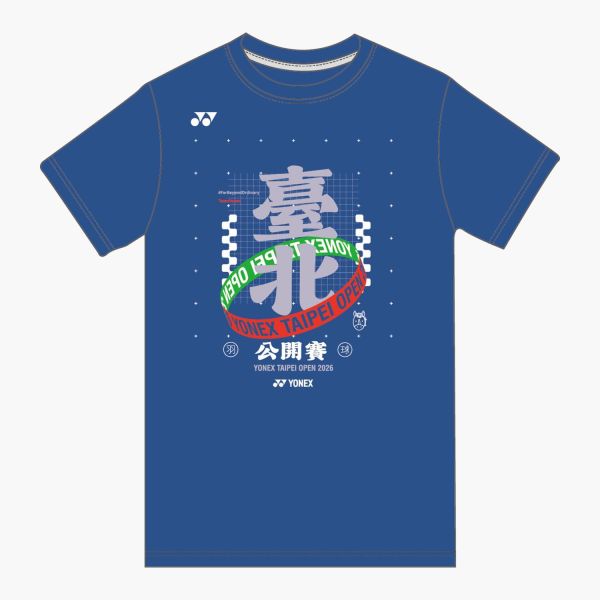 【YONEX TAIPEI OPEN】台北羽球公開賽 T恤 YOBT6006TR YONEX,男T恤,YOBT6006TR,台北羽球公開賽,紀念衫,限量TP OPEN紀念商品