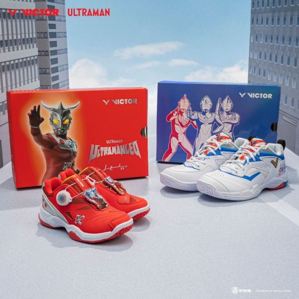 VICTOR x 超人力霸王 ULTRAMAN A-UTMJR 聯名運動羽球童鞋 VICTOR,超人力霸王,ULTRAMAN,A-UTMJR,聯名,運動,羽球童鞋