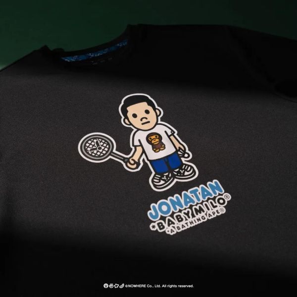 VICTOR x BABY MILO STORE® 球員款聯名 T-shirt T-515BM C (喬納坦) VICTOR,BABY MILO STORE,球員款,聯名,T-shirt,T-515BM,喬納坦