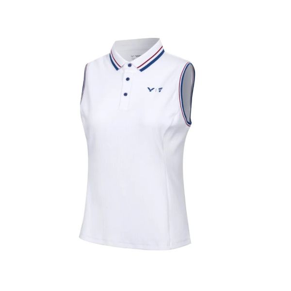 VICTOR羽球俱樂部系列無袖POLO衫 S-5501VBC(女款) VICTOR,羽球俱樂部,系列,無袖,POLO衫,S-5501VBC,女款