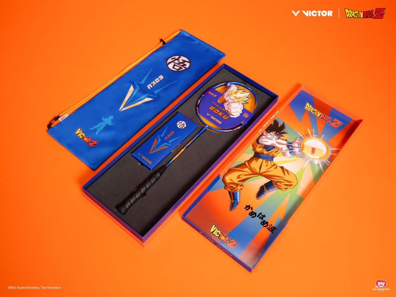 VICTOR x《七龍珠Z》聯名球拍禮盒 TK-GOKU GB F VICTOR x DRAGON BALL Z 聯名球拍,TK-GOKU GB