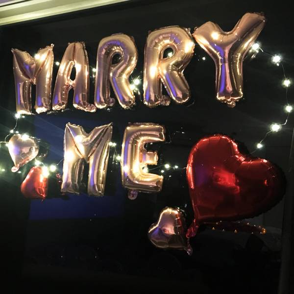 求婚告白MARRY ME 氣球佈置