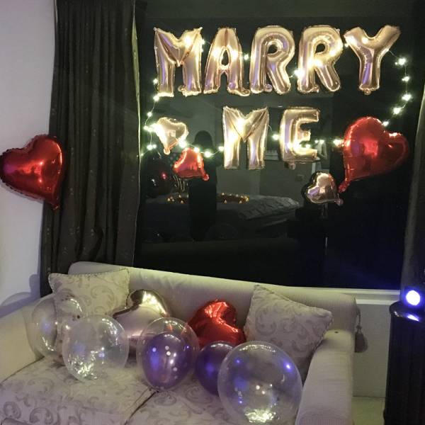 求婚告白MARRY ME 氣球佈置