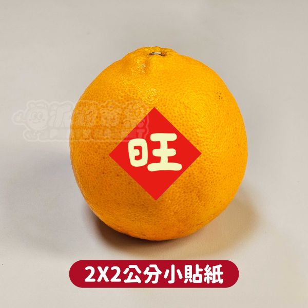 旺-春聯小貼紙(2X2)五入組 蛇年,過年,春節,春聯,對聯,2025,蛇年春聯,新年貼紙,過年佈置,春節佈置