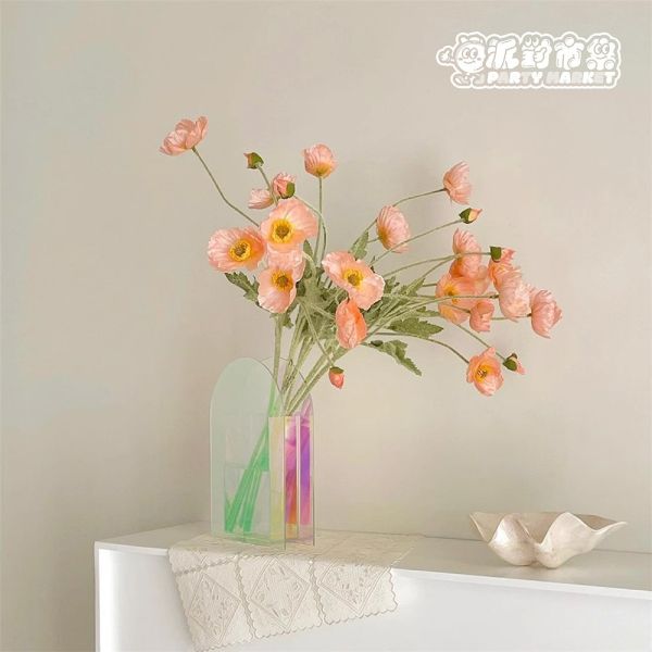 仿真虞美人 仿真花,虞美人,永生花,拍照道具,生日,畢業,母親節,情人節,畢業花束,冰島罌粟花,冰島罌粟花束
