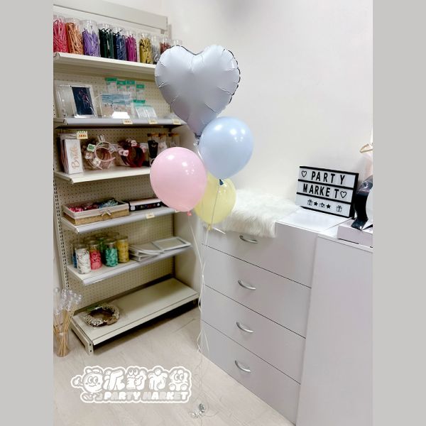 【空飄】簡約愛心氣球串 生日佈置,生日氣球,空飄氣球,台北氣球,求婚佈置,畢業氣球,告白氣球,氣球佈置,活動佈置,新北氣球