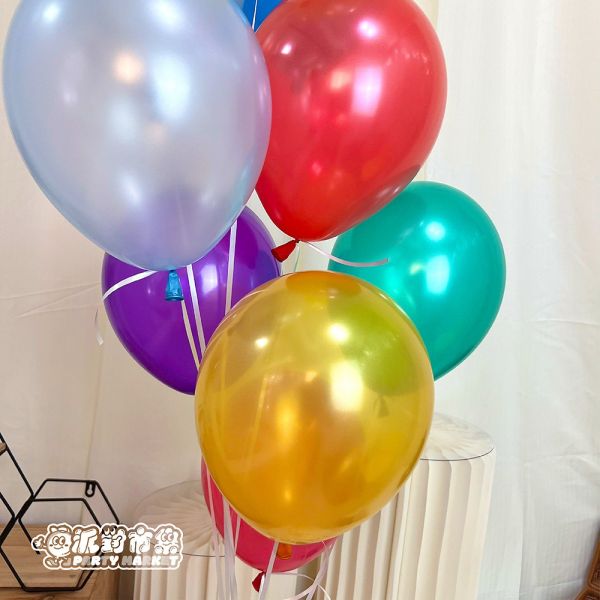 【空飄】繽紛驚喜珠光乳膠氣球串 空飄氣球,生日氣球,生日佈置,氣球佈置,氦氣氣球,求婚佈置,告白氣球,婚禮佈置,週歲佈置,性別派對