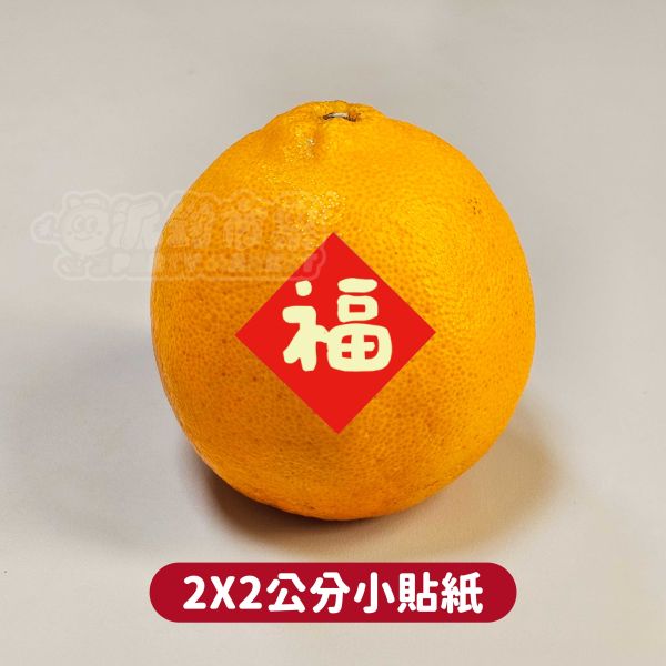 福-春聯小貼紙(2X2)五入組 蛇年,過年,春節,春聯,對聯,2025,蛇年春聯,新年貼紙,過年佈置,春節佈置