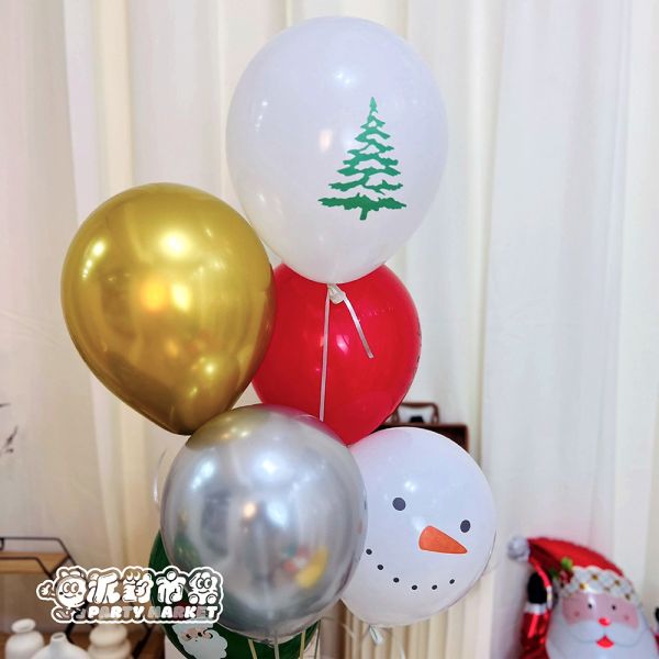 【空飄】聖誕氣球串 空飄氣球,聖誕氣球,聖誕佈置,聖誕派對,聖誕節,耶誕節,氣球佈置,派對佈置,聖誕裝飾