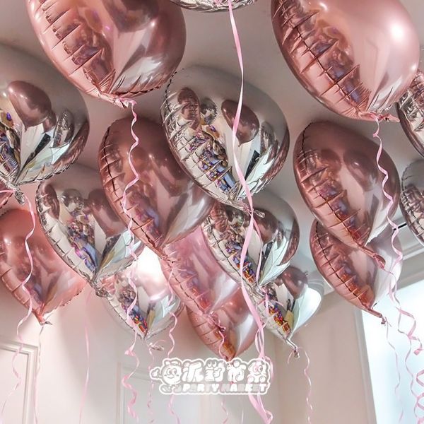 【空飄】18吋愛心鋁膜氣球 鋁膜氣球,空飄氣球