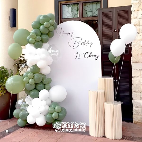 【專人佈置】莫蘭迪綠佈置組 台北佈置,飯店佈置,氣球佈置,生日佈置,告白佈置,求婚氣球推薦,求婚佈置氣球,告白派對氣球,台北氣球派對佈置,台北節慶氣球佈置