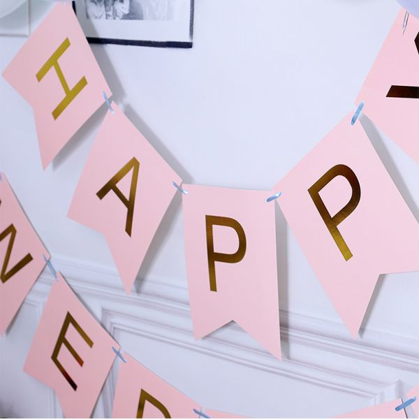 HAPPY WEDDING燙金掛旗 HAPPY WEDDING掛旗