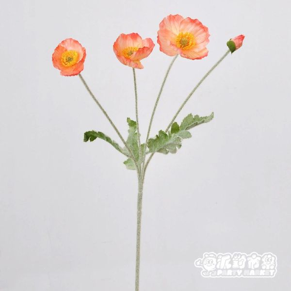 仿真虞美人 仿真花,虞美人,永生花,拍照道具,生日,畢業,母親節,情人節,畢業花束,冰島罌粟花,冰島罌粟花束