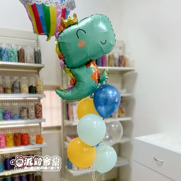 【空飄】童趣恐龍氣球串 生日佈置,生日氣球,空飄氣球,台北氣球,求婚佈置,畢業氣球,告白氣球,氣球佈置,活動佈置,新北氣球