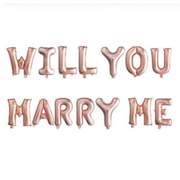 WILL YOU MARRY ME字母1組 