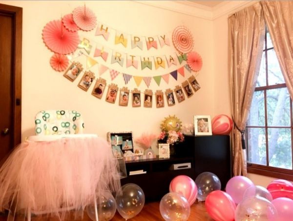 韓系文青風生日掛旗 韓系文青生日掛旗