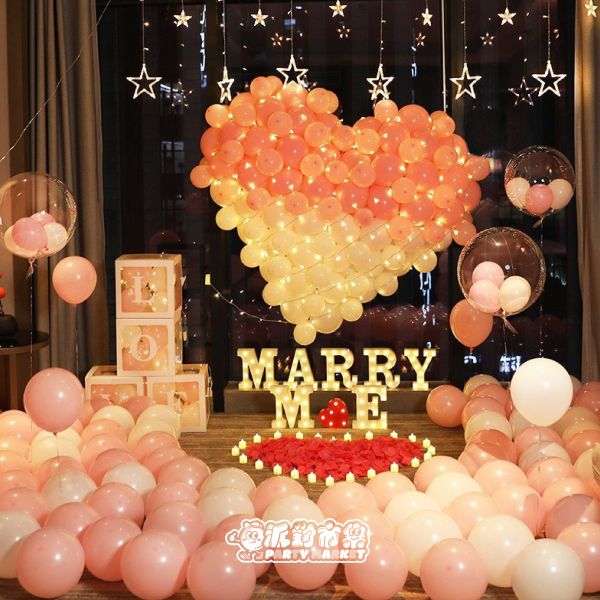 【專人佈置】粉心求婚佈置組 台北佈置,飯店佈置,氣球佈置,生日佈置,告白佈置,求婚氣球推薦,求婚佈置氣球,告白派對氣球,台北氣球派對佈置,台北節慶氣球佈置