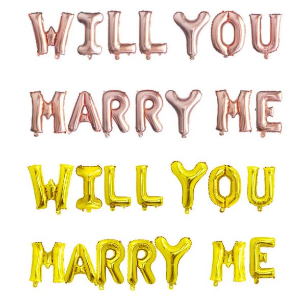 WILL YOU MARRY ME字母1組 