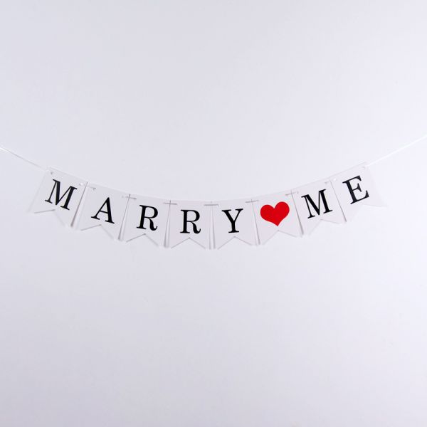 Marry Me嫁給我求婚掛旗 求婚掛旗