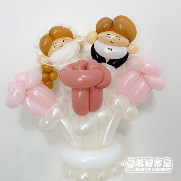 新郎新娘祝福婚戒花束 韓式氣球花束,氣球花束台北,愛心氣球花束,畢業氣球花束,告白花束,生日花束台北,生日花束推薦,生日氣球哪裡買,生日道具哪裡買