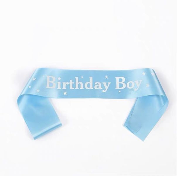 【台北24H出貨】 生日肩背帶(4款) Birthday Boy Birthday Girl 生日背帶   生日佈置 派對 生日道具 拍照道具 慶生佈置 週歲 氣球佈置 生日 抓周 派對慶生 週歲佈置 