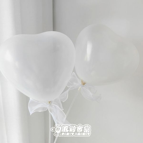 婚禮婚紗手持愛心氣球（2支組） 拍婚紗氣球,婚紗道具,生日氣球,生日佈置,婚紗照氣球,愛心氣球,婚紗氣球,空飄氣球,婚禮氣球