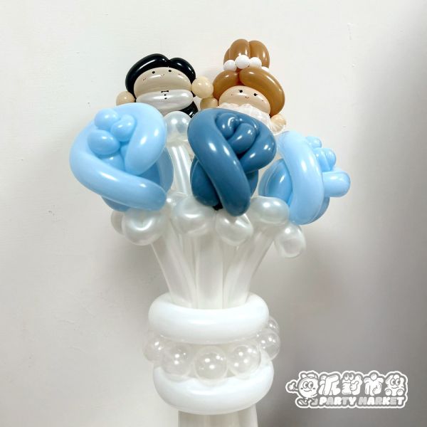 新郎新娘祝福婚戒花束 韓式氣球花束,氣球花束台北,愛心氣球花束,畢業氣球花束,告白花束,生日花束台北,生日花束推薦,生日氣球哪裡買,生日道具哪裡買