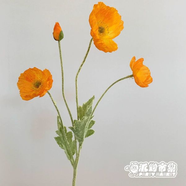 仿真虞美人 仿真花,虞美人,永生花,拍照道具,生日,畢業,母親節,情人節,畢業花束,冰島罌粟花,冰島罌粟花束