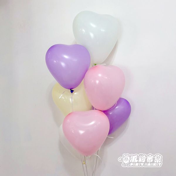 【空飄】馬卡龍愛心氣球串 空飄氣球,生日氣球,生日佈置,氣球佈置,氦氣氣球,求婚佈置,告白氣球,婚禮佈置,週歲佈置,性別派對