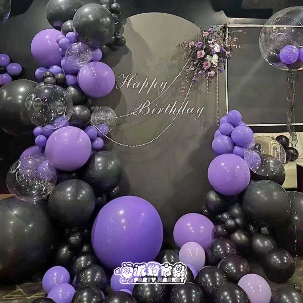 【專人佈置】紫夜派對生日氣球佈置 台北佈置,飯店佈置,氣球佈置,生日佈置,告白佈置,求婚氣球推薦,求婚佈置氣球,告白派對氣球,台北氣球派對佈置,台北節慶氣球佈置