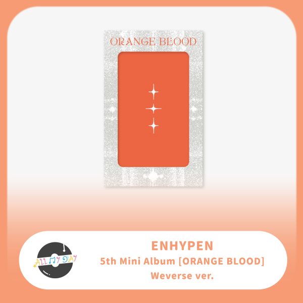 ENHYPEN 迷你五輯《ORANGE BLOOD》(Weverse Albums ver.) ENHYPEN,迷你五輯,ORANGE BLOOD,Weverse Albums ver.