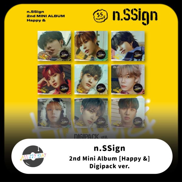 n.SSign 迷你二輯《Happy &》(Digipack ver.) n.SSign ,迷你二輯,Happy &,Digipack ver.