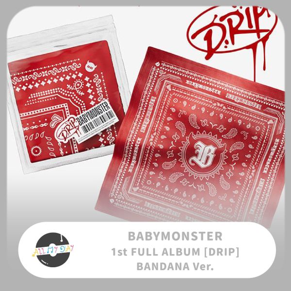 BABYMONSTER 正規一輯《DRIP》(BANDANA Ver.) BABYMONSTER,正規一輯,DRIP,BANDANA Ver