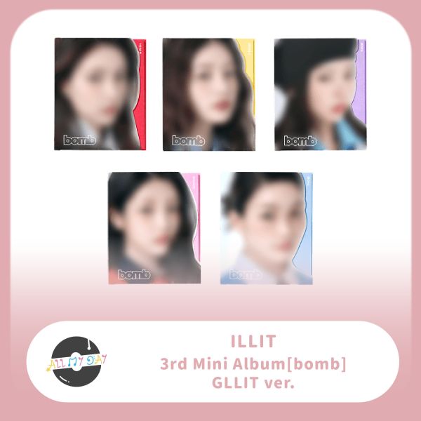 ILLIT 迷你三輯《bomb》（GLLIT ver.）預購 ILLIT,迷你一輯,bomb,GLLIT ver.