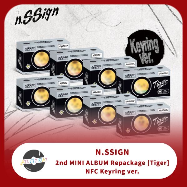 n.SSign 迷你二輯《Tiger》(NFC keyring ver.) (版本隨機) n.SSign,迷你二輯,Tiger,NFC keyring ver,版本隨機