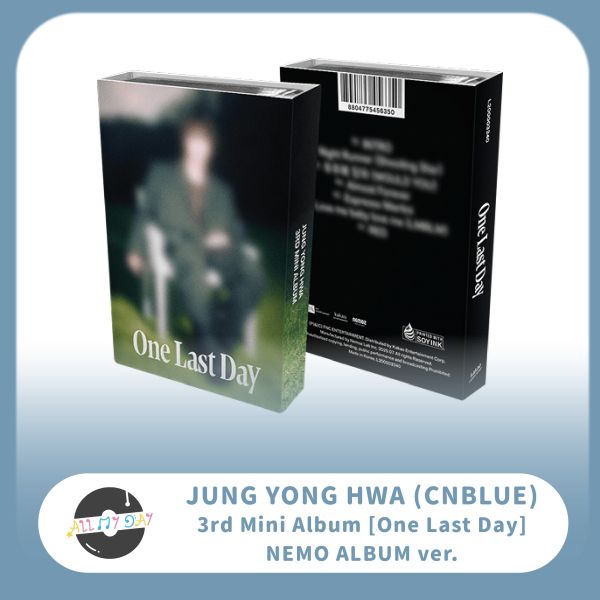 鄭容和 JUNG YONG HWA 迷你三輯《One Last Day》（NEMO ALBUM ver.） 鄭容和 JUNG YONG HWA,迷你三輯,One Last Day,NEMO ALBUM ver.