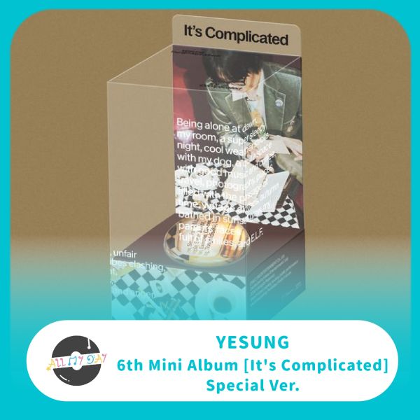 藝聲 YESUNG 迷你六輯《It's Complicated》(Special ver.) 藝聲 YESUNG,迷你六輯,It's Complicated,Special ver