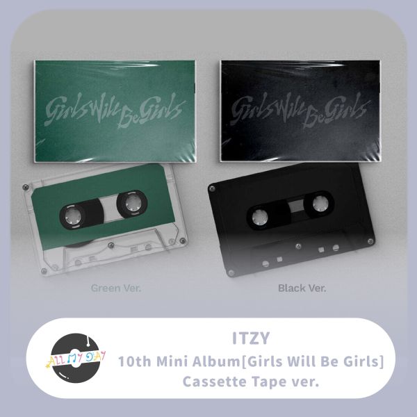 ITZY 迷你十輯《Girls Will Be Girls》（Cassette Tape ver.）預購 ITZY,迷你十輯,Girls Will Be Girls,Cassette Tape ver.