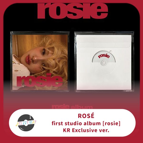 ROSÉ 一輯《rosie》(KR Exclusive Ver.)  預購～12/02 ROSÉ,錄音1,rosie,KR Exclusive Ver,預購